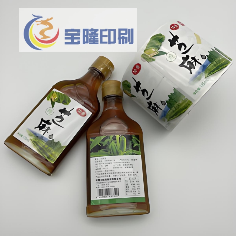 芝麻油瓶貼標(biāo)簽